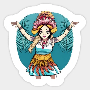 Funny Hawaiian Sticker